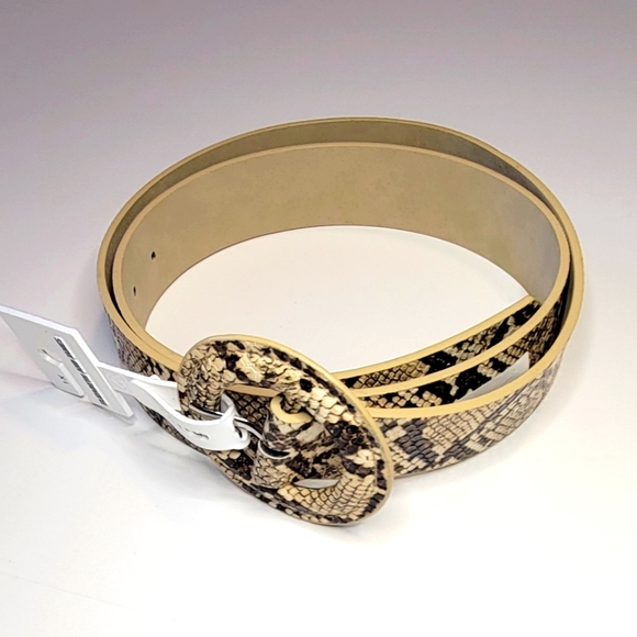 ELIZABETH AND JAMES Snakeskin Belt - Picture 1 of 7